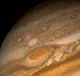 Большое Краное Пятно и белые атмосферные вихри (Voyager-1)